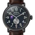 NYU Shinola Watch, The Runwell 47mm Midnight Blue Dial - Image 1