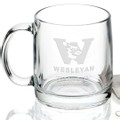 Wesleyan University 13 oz Glass Coffee Mug - Image 2