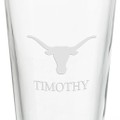 Texas Longhorns 16 oz Pint Glass- Set of 4 - Image 3