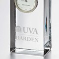 UVA Darden Tall Glass Desk Clock by Simon Pearce - Image 2