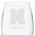 Nebraska Red Wine Glasses - Set of 4 - Image 2