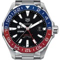 click to view NYU Stern Men's TAG Heuer Automatic GMT Aquaracer with Black Dial and Blue & Red Bezel - Image 1