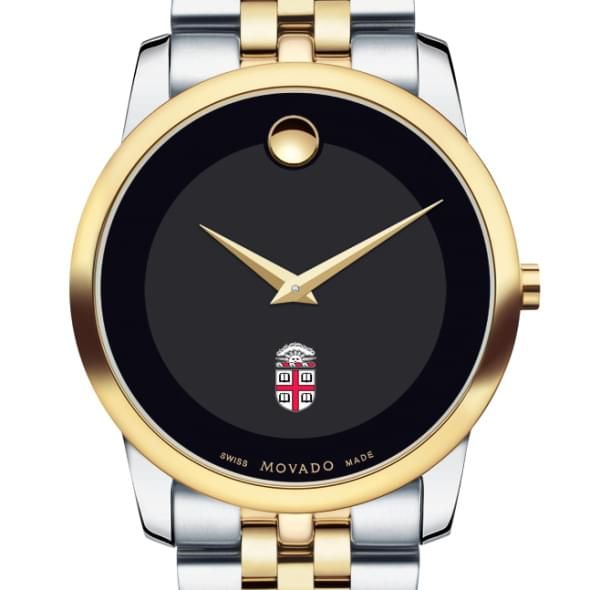 Brown Men's Movado Two-Tone Museum Classic Bracelet