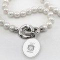Coast Guard Academy Pearl Necklace with Sterling Silver Charm - Image 2