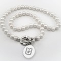 University of Missouri Pearl Necklace with Sterling Silver Charm - Image 1
