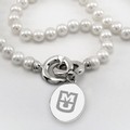 University of Missouri Pearl Necklace with Sterling Silver Charm - Image 2