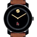 Ball State Men's Movado BOLD with Brown Leather Strap - Image 1
