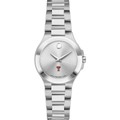 Texas Tech Women's Movado Collection Stainless Steel Watch with Silver Dial - Image 2
