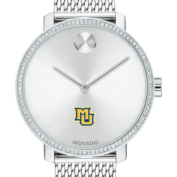 Marquette Women's Movado Bold with Crystal Bezel & Mesh Bracelet - Image 1