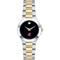 WSU Women's Movado Collection Two-Tone Watch with Black Dial - Image 2