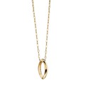 Clemson Monica Rich Kosann Poesy Ring Necklace in Gold - Image 2
