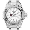 South Carolina Gamecocks Women's TAG Heuer Steel Aquaracer with Silver Dial - Image 1