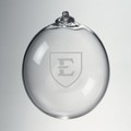 East Tennessee State Glass Ornament by Simon Pearce - Image 1