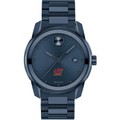 Central Michigan University Men's Movado BOLD Blue Ion with Date Window - Image 2