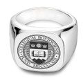 Boston College Sterling Silver Square Cushion Ring - Image 1