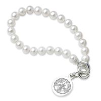 University of Virginia Pearl Bracelet with Sterling Charm