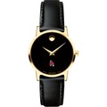 Ball State Women's Movado Gold Museum Classic Leather - Image 2