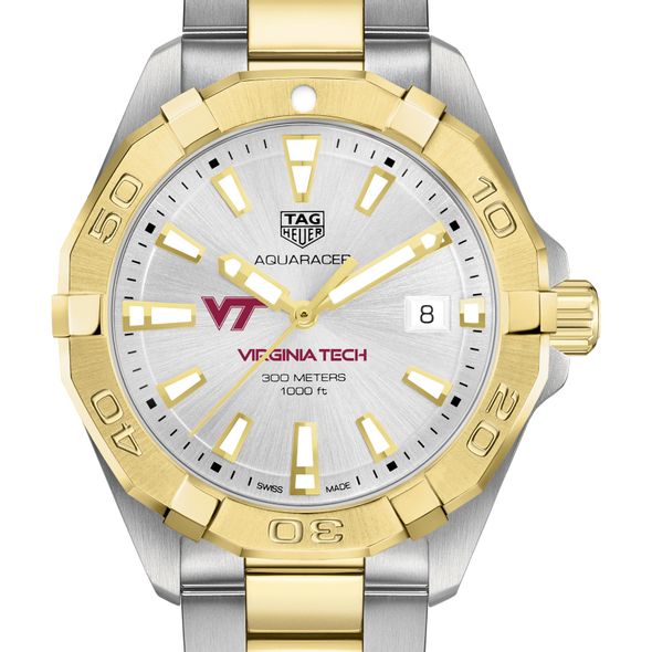 Virginia Tech Men's TAG Heuer Two-Tone Aquaracer