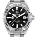 click to view Ohio State Men's TAG Heuer Steel Aquaracer with Black Dial - Image 1