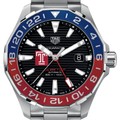 Temple Men's TAG Heuer Automatic GMT Aquaracer with Black Dial and Blue & Red Bezel - Image 1