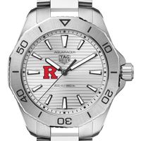 Rutgers Men's TAG Heuer Steel Aquaracer with Silver Dial