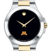 Minnesota Men's Movado Collection Two-Tone Watch with Black Dial