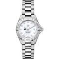 click to view Oklahoma State Women's TAG Heuer Steel Aquaracer with MOP Diamond Dial - Image 2