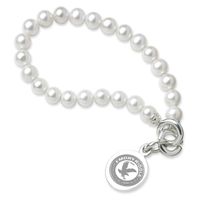 Embry-Riddle Pearl Bracelet with Sterling Silver Charm