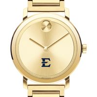 East Tennessee State Men's Movado Bold Gold with Bracelet