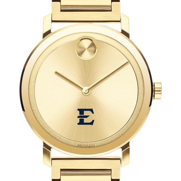 East Tennessee State Men's Movado Bold Gold with Bracelet - Image 1