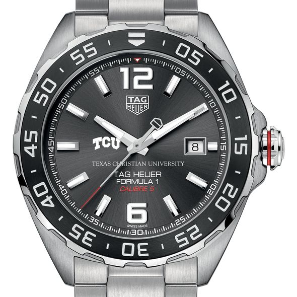 TCU Men's TAG Heuer Formula 1 with Anthracite Dial & Bezel - Image 1