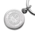 Northeastern Sterling Silver Insignia Key Ring - Image 2