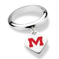 Ole Miss Sterling Silver Ring with Sterling Tag