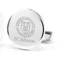 SC Johnson College Cufflinks in Sterling Silver - Image 2