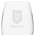 Tulane Red Wine Glasses - Set of 2 - Image 3