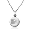 Chicago Booth Necklace with Charm in Sterling Silver - Image 1