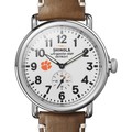 Clemson Shinola Watch, The Runwell 41mm White Dial - Image 1