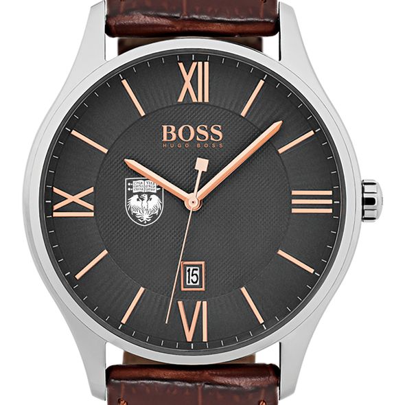 University of Chicago Men's BOSS Classic with Leather Strap from M.LaHart