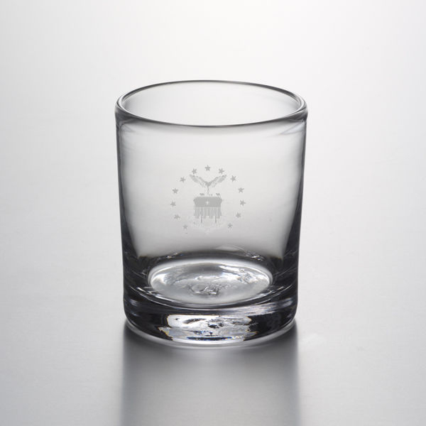 USAFA Double Old Fashioned Glass by Simon Pearce