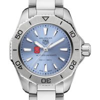 NC State Women's TAG Heuer Steel Aquaracer with Blue Sunray Dial