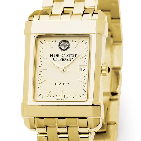 Florida State Men's Gold Quad with Bracelet