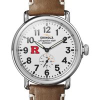 Rutgers Shinola Watch, The Runwell 41mm White Dial