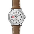 Rutgers Shinola Watch, The Runwell 41mm White Dial - Image 2