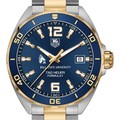 click to view Ball State Men's TAG Heuer Two-Tone Formula 1 with Blue Dial & Bezel - Image 1