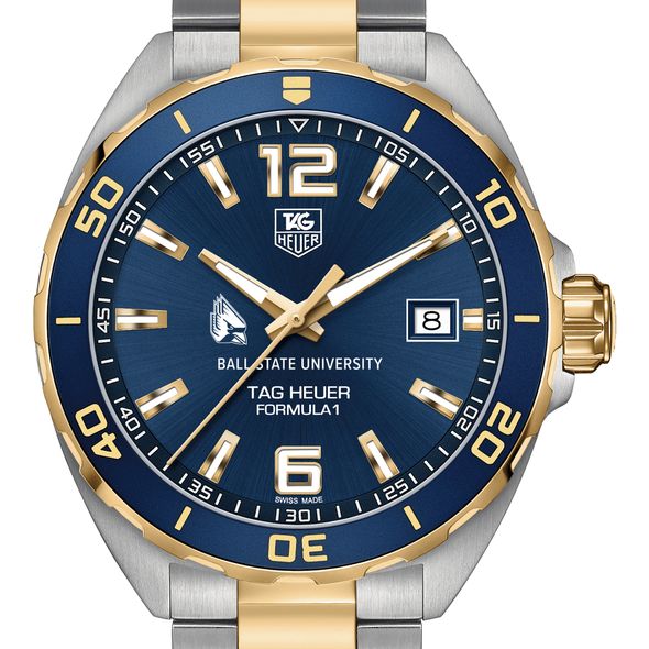 Ball State Men's TAG Heuer Two-Tone Formula 1 with Blue Dial & Bezel - Image 1