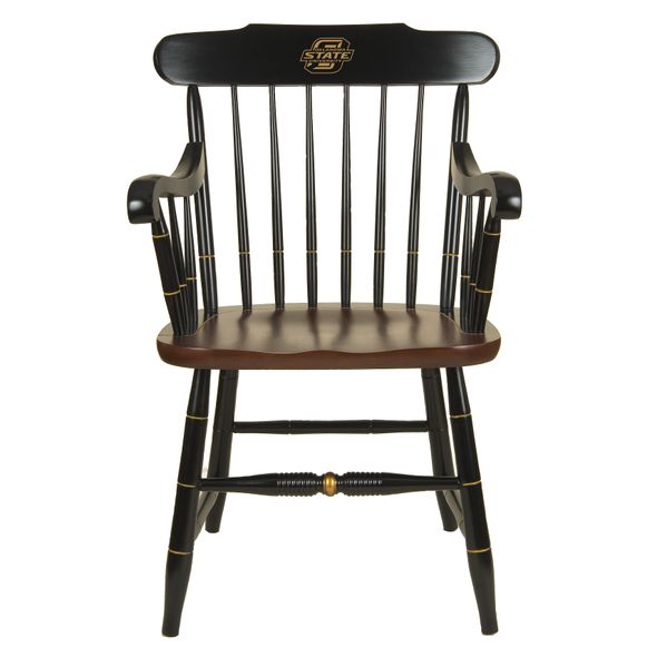 Oklahoma State University Captain's Chair by Hitchcock - Image 1