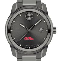 University of Mississippi Men's Movado BOLD Gunmetal Grey with Date Window