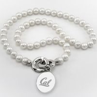 Berkeley Pearl Necklace with Sterling Silver Charm