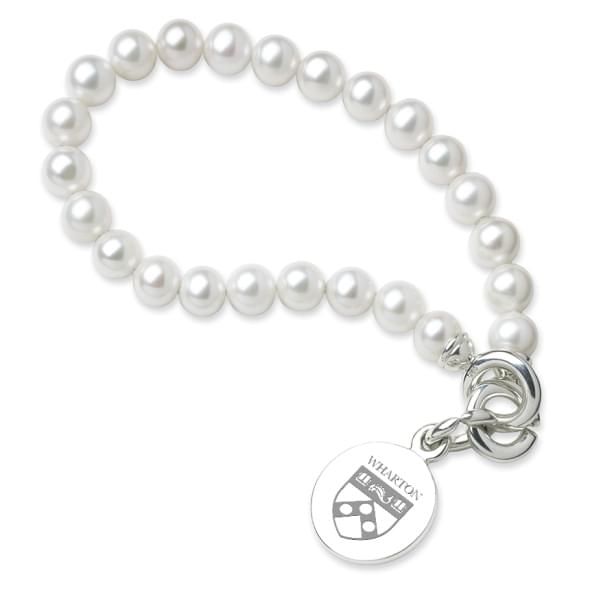 Wharton Pearl Bracelet with Sterling Silver Charm - Image 1