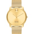 Texas McCombs Men's Movado Bold Gold 42 with Mesh Bracelet - Image 2